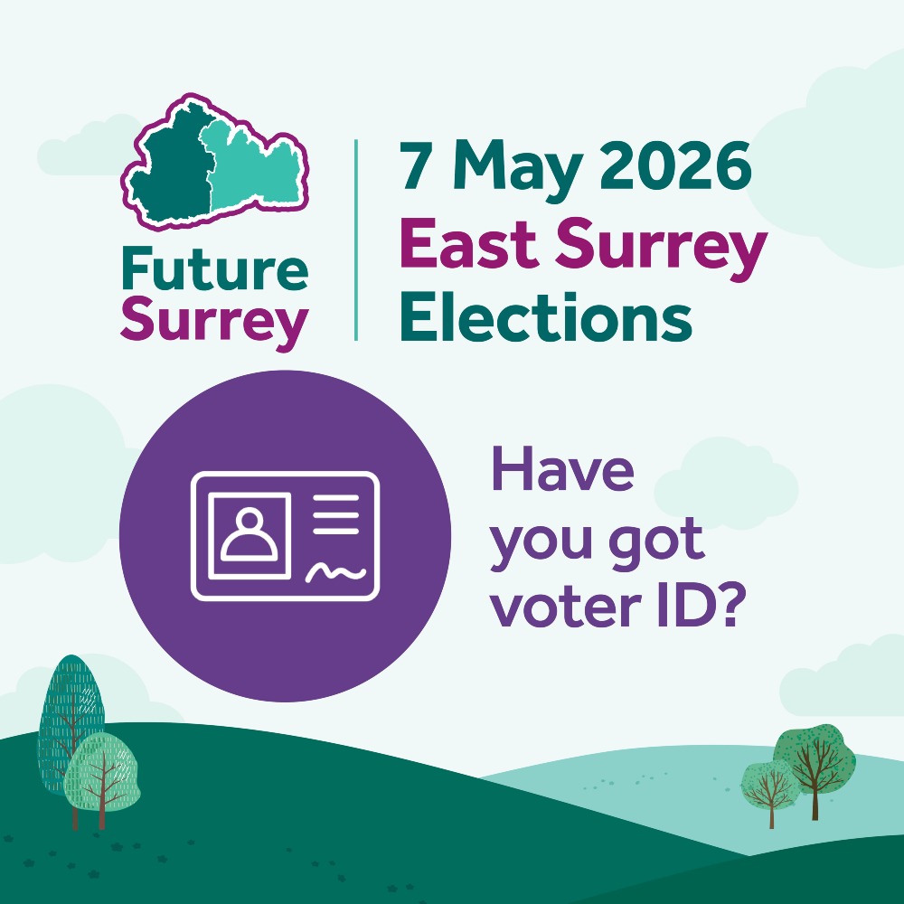 Graphic shows photo ID with the text 