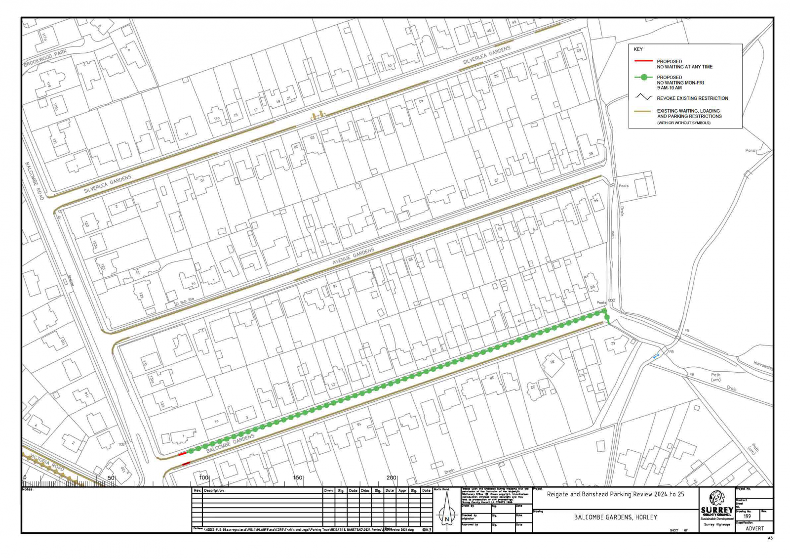 Parking review map