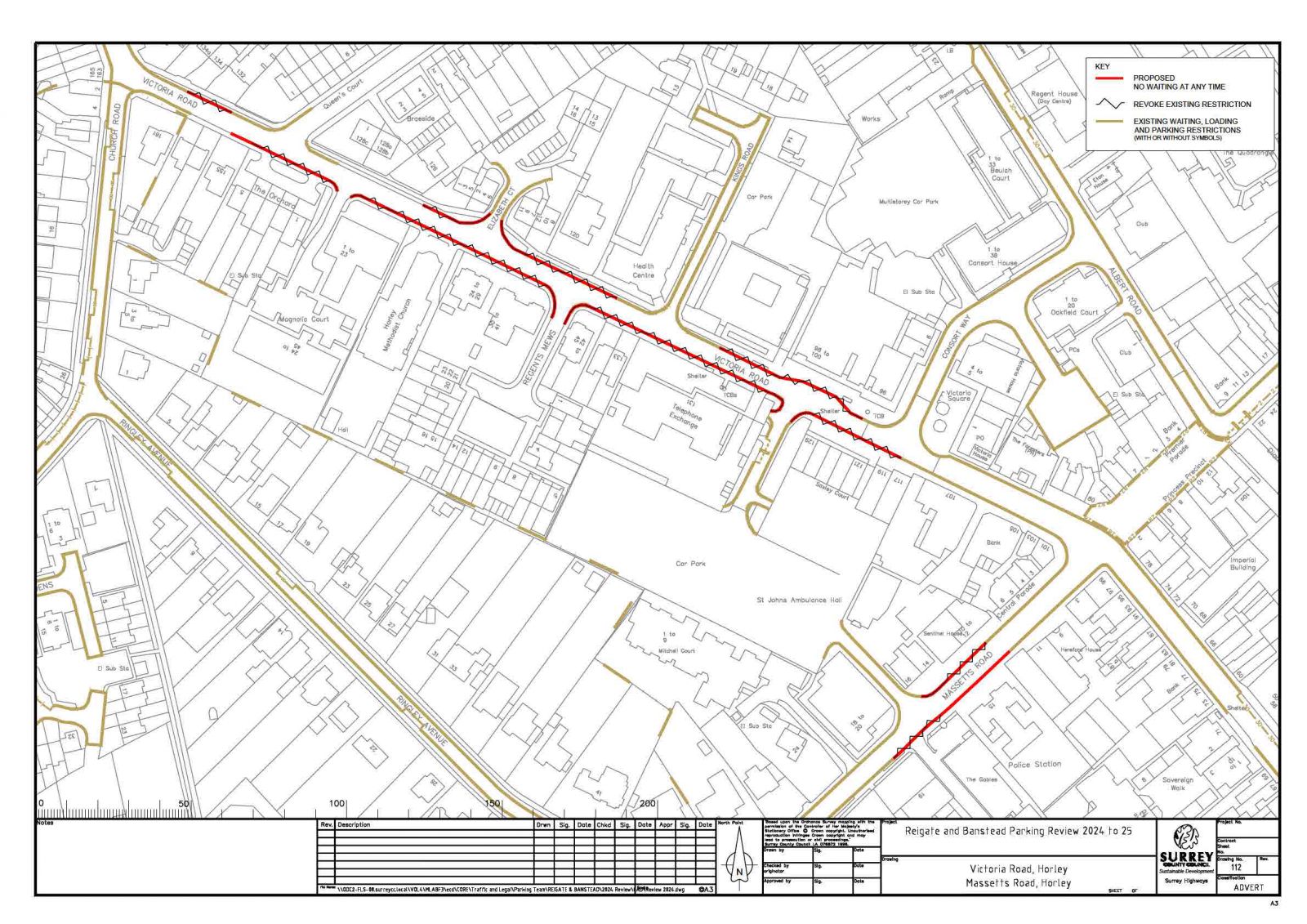 map of proposed parking changes