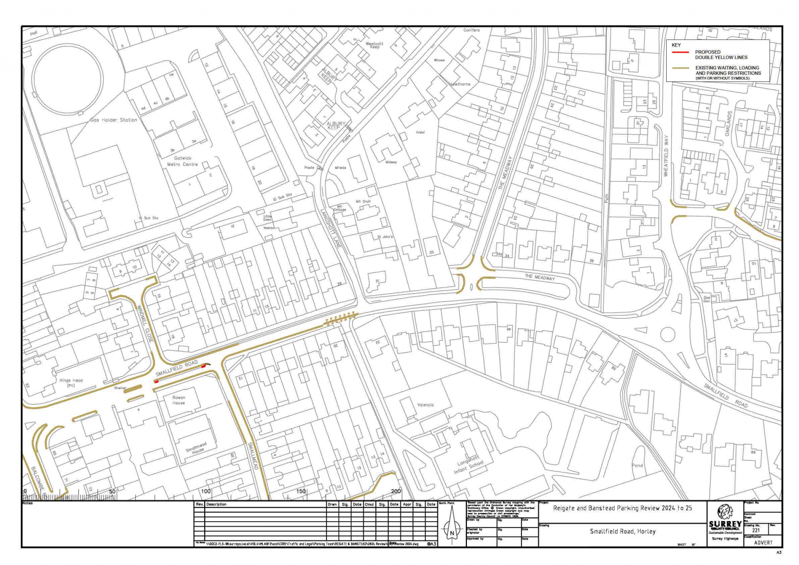 map of proposed parking changes