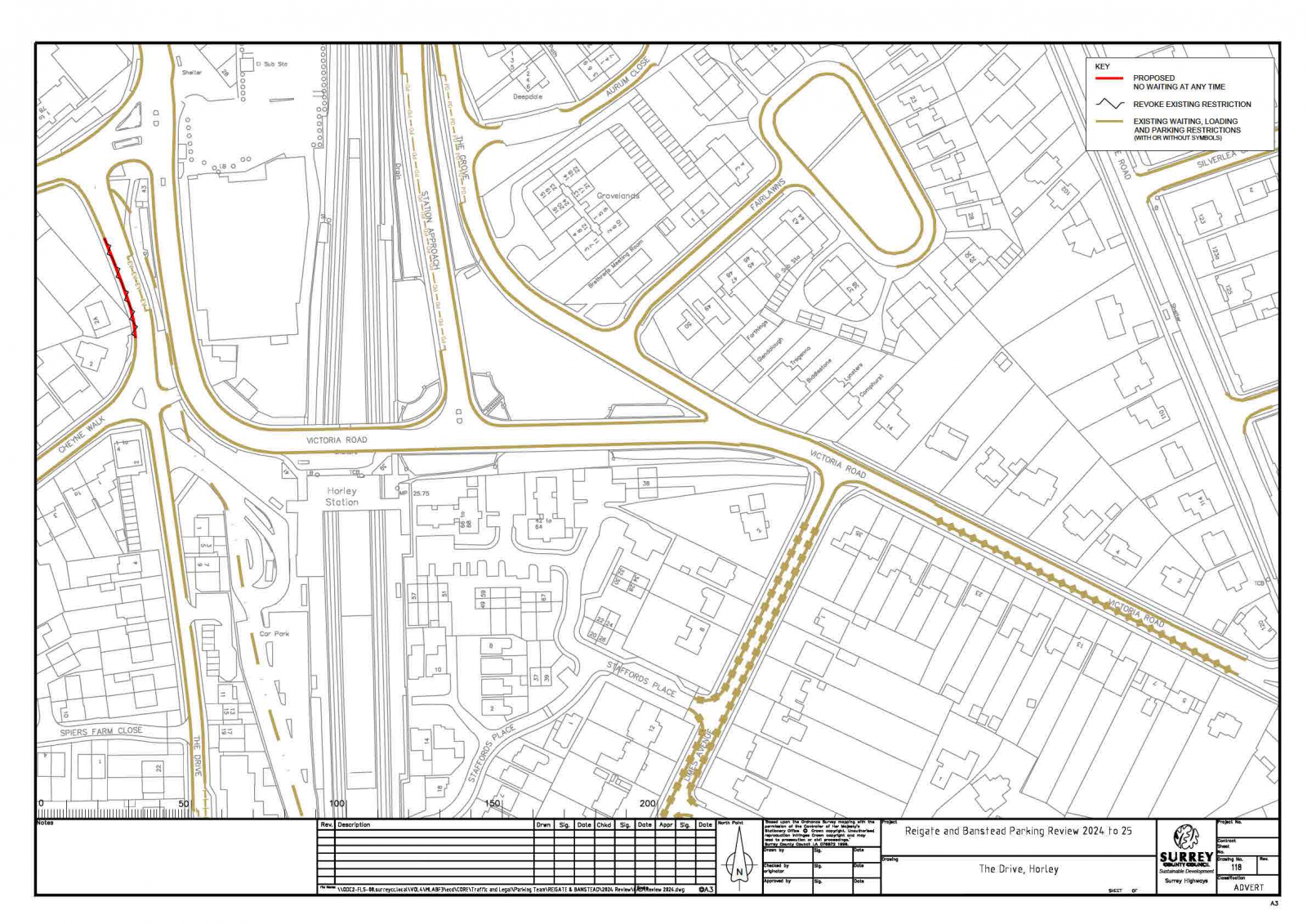 map of proposed parking changes