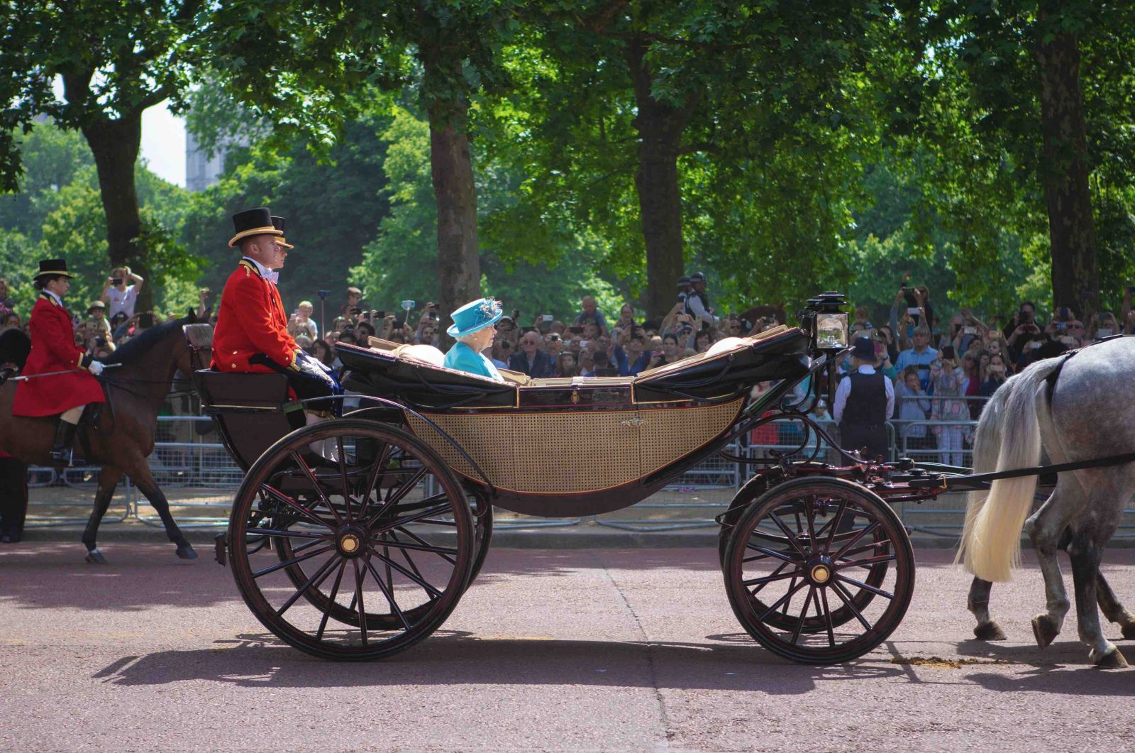 Photo of Queen in Carriage