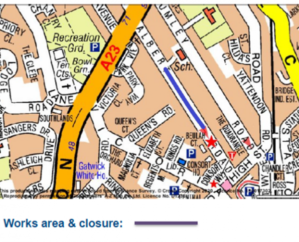 Map of Albert Road