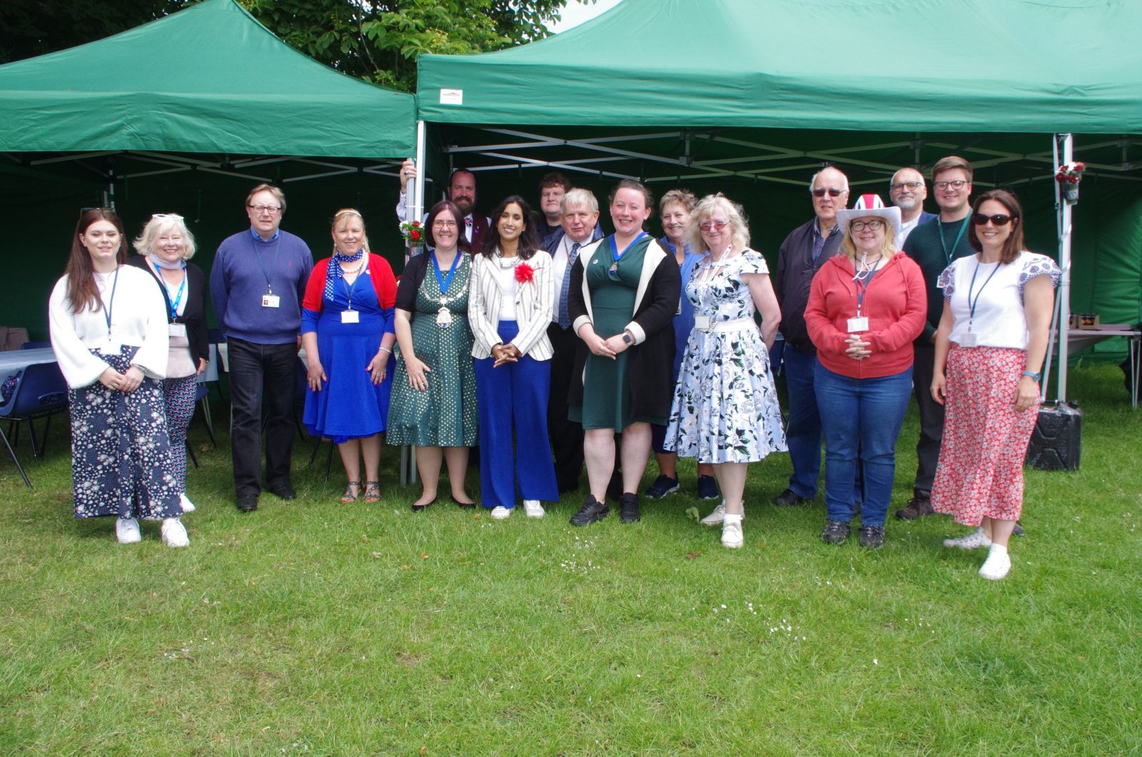Horley Town Council Staff Members, Horley and Reigate & Banstead Borough Councillors and MP Claire Coutinho