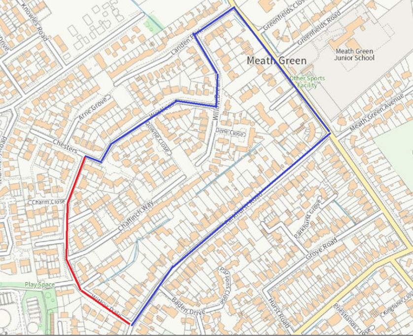 picture of diversion map